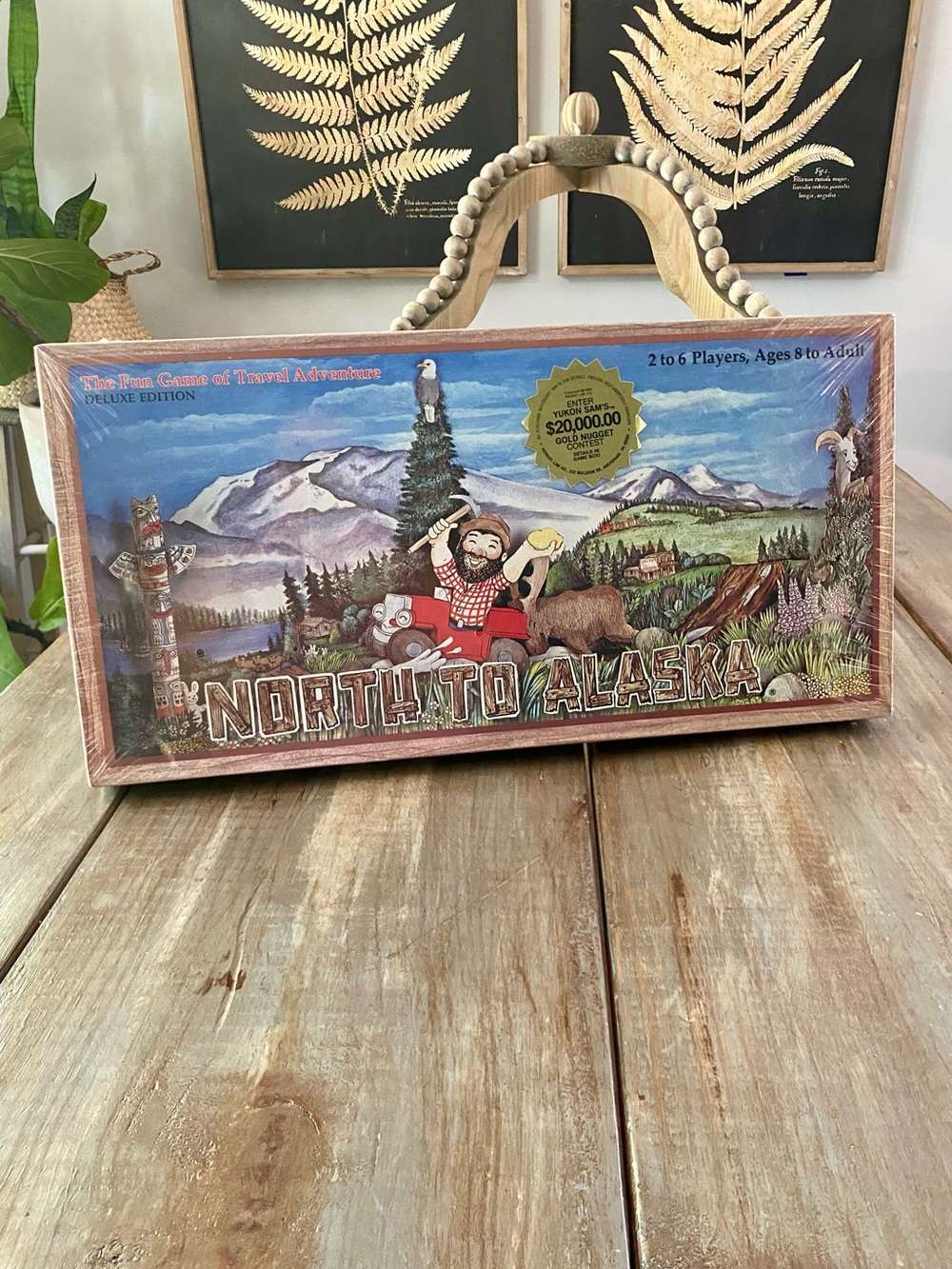 North to Alaska Vintage Board Game Deluxe Edition 1984 Travel Adventure Sealed